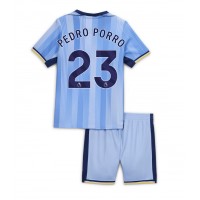 Tottenham Hotspur Pedro Porro #23 Replika babykläder Bortaställ Barn 2024-25 Kortärmad (+ korta byxor)